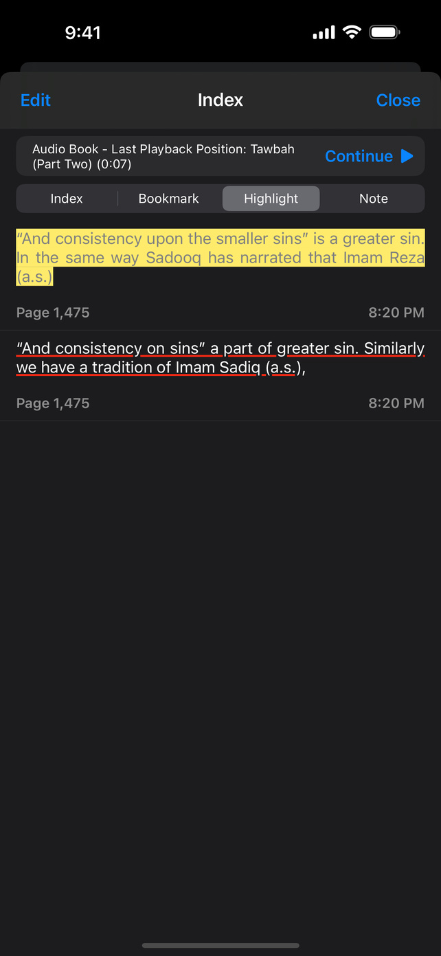App Screen